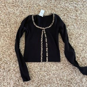 Brandy Melville leopard shirt